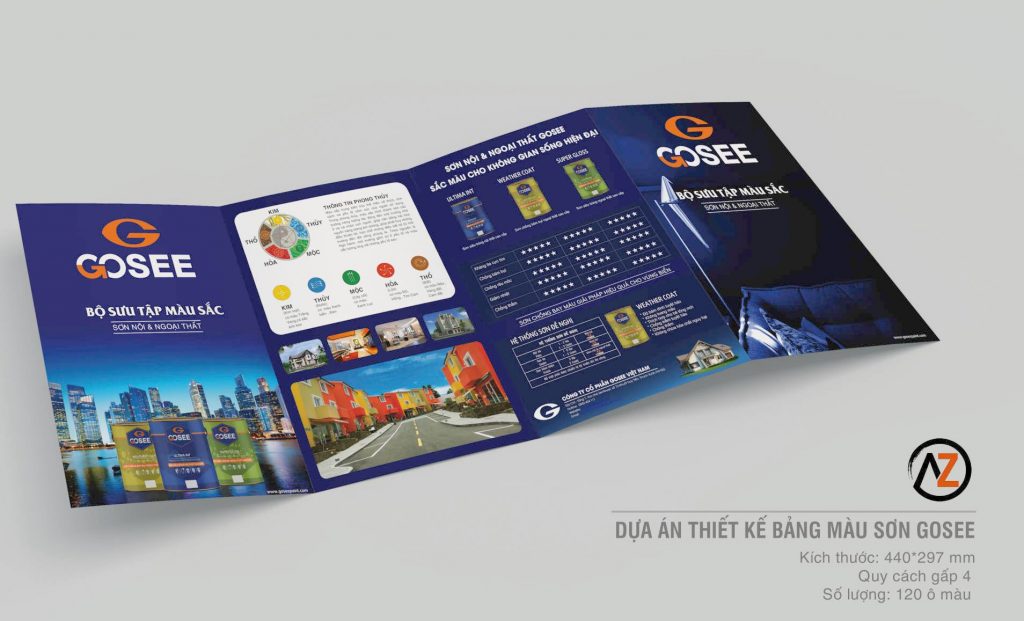 Thiết kế bảng màu sơn