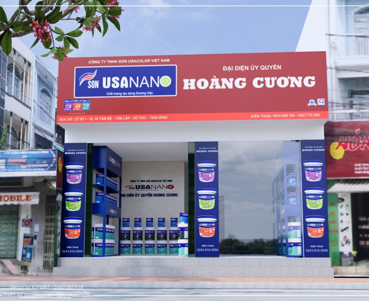 Thiết kế Showroom sơn
