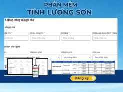 Phần mềm tính lượng sơn