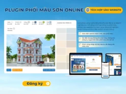 Plugin phối màu sơn online tích hợp website