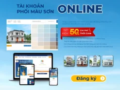 Phối màu sơn online 3D