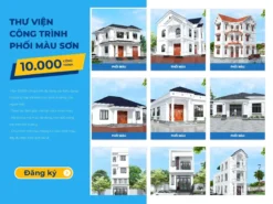 Thư viện 10.000 công trình phối màu sơn online